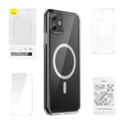 Kép 1/9 - Baseus Magnetic Crystal Clear védőtok, iPhone 11 (átlátszó)