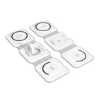Kép 4/5 - Choetech T588-F 3in1 Magnetic Wireless Charger 15W (white)