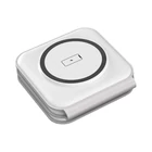 Kép 3/5 - Choetech T588-F 3in1 Magnetic Wireless Charger 15W (white)