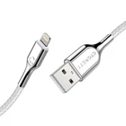 Kép 2/3 - Kabel Lightning do USB Cygnett Armoured 2.4A 12W 0,1m (biały)