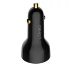 Kép 6/6 - LDNIO C101 Car Charger, USB + USB-C, 100W + USB-C to Lightning Cable (Black)