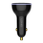 Kép 2/6 - Ładowarka samochodowa LDNIO C102, USB + 2x USB-C, 160W + kabel USB do Lightning (czarna)