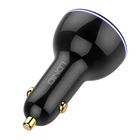 Kép 4/6 - Ładowarka samochodowa LDNIO C102, USB + 2x USB-C, 160W + kabel USB-C do USB-C (czarna)