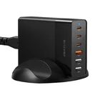 Kép 2/2 - BlitzWolf BW-S25 hálózati töltő, 75W, 3x USB + 3x USB-C (fekete)