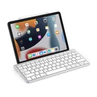 Kép 2/3 - Bezprzewodowa klawiatura do iPad z uchwytem na tablet Omoton KB088 (srebrna)