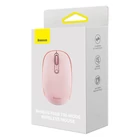 Kép 9/10 - Baseus F01B vezeték nélküli egér, Tri-mode 2.4G BT 5.0 1600 DPI (rózsaszín)