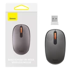 Kép 1/10 - Baseus F01B vezeték nélküli egér, Tri-mode 2.4G BT 5.0 1600 DPI (szürke)