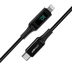 Kép 3/3 - USB-C kábel és Lightning Acefast C6-01-hez, 30 W, MFi, 1,2 m (fekete)