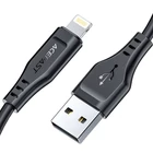 Kép 2/2 - Kabel USB do Lightining Acefast C3-02, MFi,  2.4A, 1.2m (czarny)