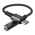 Kép 2/3 - Adapter USB-C do mini jack 3,5mm Acefast C1-07 18cm (czarny)