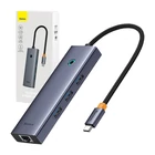 Kép 1/9 - az 1-ben Baseus UltraJoy USB-C – 3x USB 3.0 + RJ45 hub (fekete)