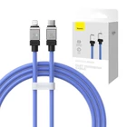 Kép 1/9 - Baseus USB-C – Lightning CoolPlay Series 20 W-os 1 m-es gyroställä kábel (ibolya)