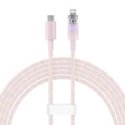 Kép 3/10 - Baseus Explorer Series USB / Lightning gyorstöltő kábel 2m, 20W (rózsaszín)