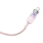 Kép 5/10 - Baseus Explorer Series USB / Lightning gyorstöltő kábel 2m, 20W (rózsaszín)