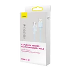 Kép 9/10 - Baseus Explorer Series USB / Lightning gyorstöltő kábel 1m, 2,4A (kék)