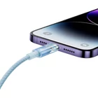 Kép 8/10 - Baseus USB-A és Lightning Explorer sorozatú töltőkábel 2 m, 2,4 A (kék)