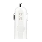 Kép 1/3 - Budi LED autós töltő 1xUSB-A, 2.4A (fehr)