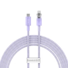 Kép 2/10 - Baseus Lightning Explorer Series USB-C gyors töltőkábel 2m, 20W (lila)