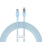 Kép 2/10 - Baseus Lightning Explorer Series USB-C gyors töltőkábel 2m, 20W (kék)