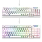 Kép 5/5 - Klawiatura Gamingowa Havit KB885L RGB (biała)