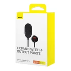 Kép 8/9 - Baseus High Efficiency Pro 1-for-2 autós töltő és szivargyújtó, 30W (fekete)