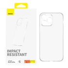 Kép 2/5 - Baseus OS-Lucent Series telefontok iPhone 13 Pro (átlátszó)