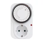 Kép 2/2 - Home TG 3 mechanikus beltéri időzítő óra, 24 órára programozható, naponta ismétlődő kapcsolások, 250 V, 3680 W