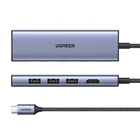 Kép 3/3 - UGREEN Revodok CM511 Adapter hub USB-C - HDMI, 3x USB-A 3.0, SD/TF