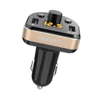 Kép 2/3 - Ładowarka samochodowa Dudao R2Pro, 3w1, 2x USB, FM Bluetooth adó 15,5W (fekete)