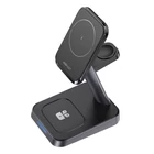Kép 2/4 - Ładowarka bezprzewodowa 3w1 Acefast E3 7,5W, MagSafe (czarna)