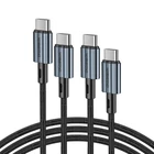 Kép 2/3 - Cable USB-C do USB-C Choetech XCC-1014, PD 60W 1.2m (black)