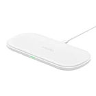 Kép 1/4 - Choetech T535 dual fast wireless charger (white)