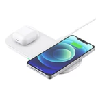 Kép 4/4 - Choetech T535 dual fast wireless charger (white)