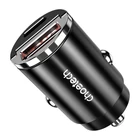 Kép 1/5 - Car Charger Choetech TC0006 1x USB-A, 1x USB-C 30W PD 3.0 (black)