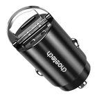 Kép 2/5 - Car Charger Choetech TC0006 1x USB-A, 1x USB-C 30W PD 3.0 (black)