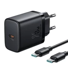 Kép 1/2 - Charger Joyroom JR-TCF11, 25W + Cable C-C 1m (Black)
