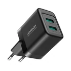 Kép 1/2 - Ładowarka sieciowa Joyroom JR-TCN01, 2.4A (EU) 2 USB (Czarna)