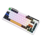 Kép 5/5 - Wireless mechanical keyboard Royal Kludge KZZI K75 pro RGB, Moment Switch (black and white)