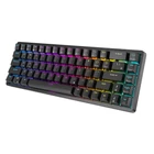 Kép 2/5 - Bezprzewodowa klawiatura mechaniczna Royal Kludge RK837 RGB, Brown switch (czarna)