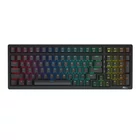 Kép 1/6 - Wireless mechanical keyboard Royal Kludge RK98 RGB, Red switch (black)