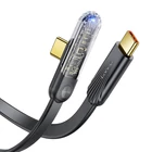 Kép 2/2 - Kabel kątowy USB-C do USB-C Toocki, 1m, 100W (czarny)