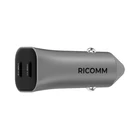 Kép 4/5 - 40 W-os Ricomm RA401 2xUSB-C autós töltő
