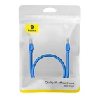 Kép 9/10 - Baseus Ethernet RJ45 kerek kábel, Cat.6, 0,5m (kék)