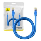 Kép 1/10 - Baseus Ethernet RJ45 kerek kábel, Cat.6, 2m (kék)