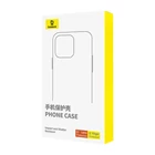 Kép 4/5 - Baseus Átlátszó Tok iPhone 15 Pro + edzett üvegfólia