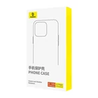Kép 4/5 - Baseus Átlátszó Tok iPhone 14 Pro + edzett üvegfólia
