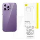 Kép 1/5 - Baseus Átlátszó Tok iPhone 14 Pro + edzett üvegfólia