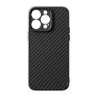 Kép 3/6 - Baseus Synthetic Fiber Series telefontok iPhone 15 Pro + edzett üvegfólia