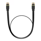 Kép 2/9 - Baseus Cat 7 UTP Ethernet RJ45 lapos kábel, 1 m (fekete)