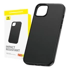 Kép 1/5 - Baseus Fauxther Series telefontok iPhone 15 Pro (fekete)